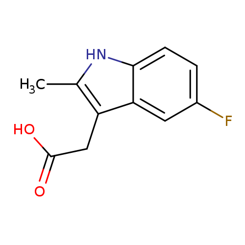 1H-Indole-3-aceticacid, 5-fluoro-2-methyl-