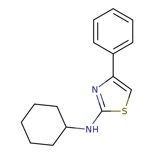 N-cyclohexyl-4-phenyl-1,3-thiazol-2-amine