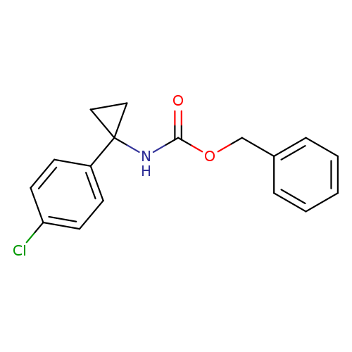 Benzyl 1-(4-chlorophenyl)cyclopropylcarbamate