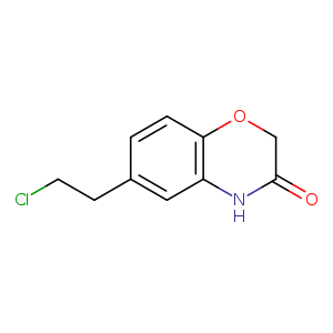 6-(2-chloroethyl)-3,4-dihydro-2H-1,4-benzoxazin-3-one