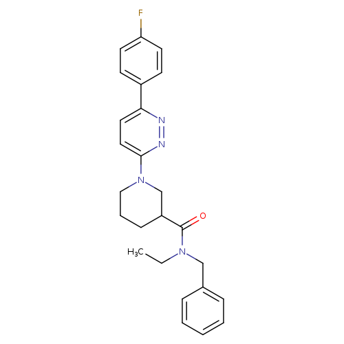 N-benzyl-N-ethyl-1-[6-(4-fluorophenyl)pyridazin-3-yl]piperidine-3-carboxamide