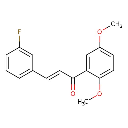 (2E)-1-(2,5-dimethoxyphenyl)-3-(3-fluorophenyl)prop-2-en-1-one