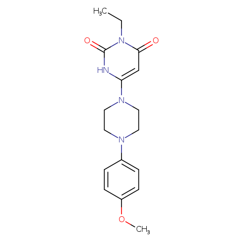 3-ethyl-6-[4-(4-methoxyphenyl)piperazin-1-yl]-1,2,3,4-tetrahydropyrimidine-2,4-dione