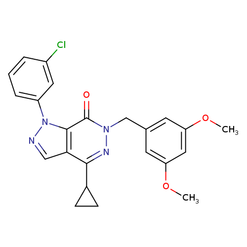1-(3-chlorophenyl)-4-cyclopropyl-6-[(3,5-dimethoxyphenyl)methyl]-1H,6H,7H-pyrazolo[3,4-d]pyridazin-7-one