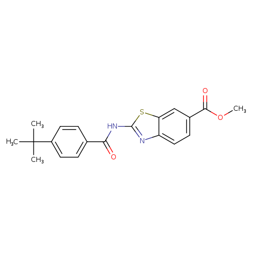 methyl 2-(4-tert-butylbenzamido)-1,3-benzothiazole-6-carboxylate