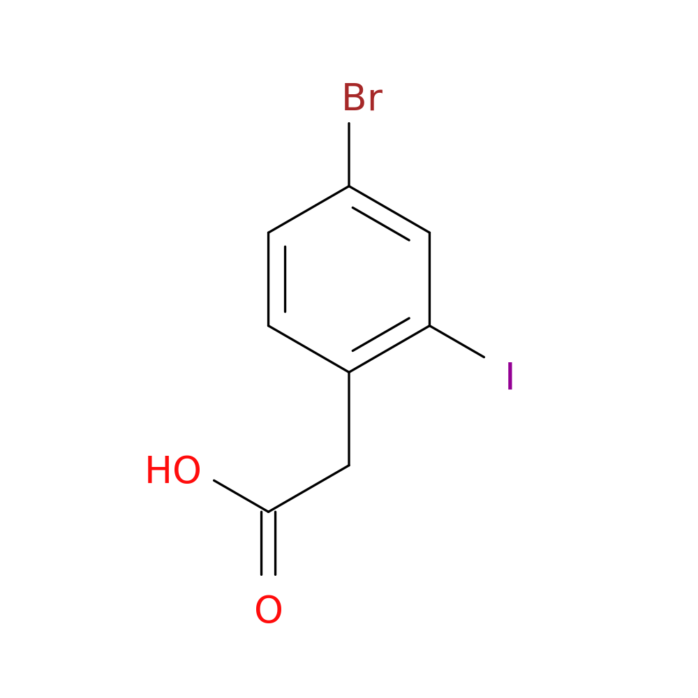 4-BROMO-2-IODOPHENYLACETIC ACID