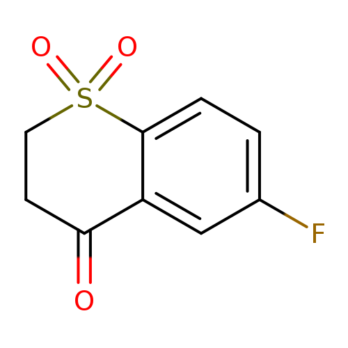 6-Fluoro-2,3-dihydro-4h-thiochromen-4-one 1,1-dioxide
