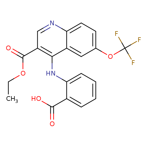 2-((3-(Ethoxycarbonyl)-6-(trifluoromethoxy)quinolin-4-yl)amino)benzoicacid