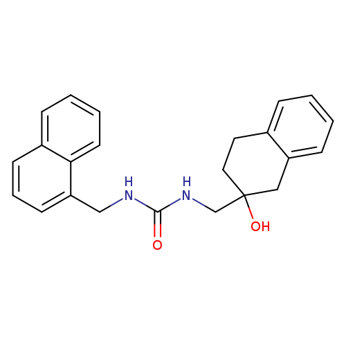 3-[(2-hydroxy-1,2,3,4-tetrahydronaphthalen-2-yl)methyl]-1-[(naphthalen-1-yl)methyl]urea