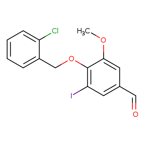 4-[(2-chlorobenzyl)oxy]-3-iodo-5-methoxybenzaldehyde