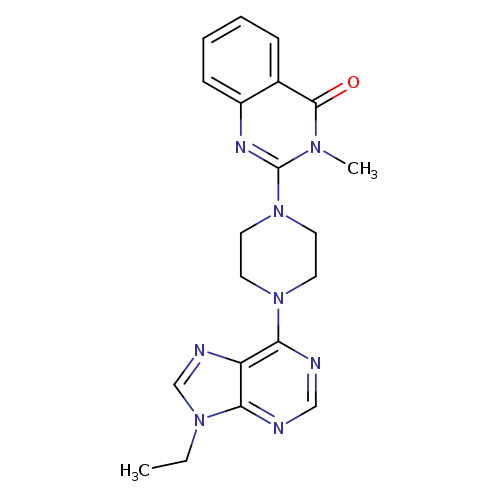 2-[4-(9-ethyl-9H-purin-6-yl)piperazin-1-yl]-3-methyl-3,4-dihydroquinazolin-4-one