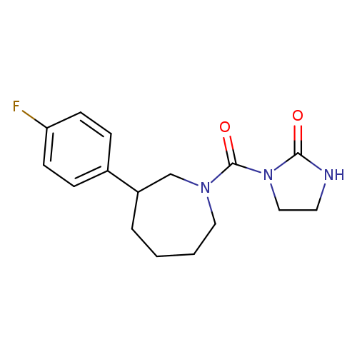 1-[3-(4-fluorophenyl)azepane-1-carbonyl]imidazolidin-2-one