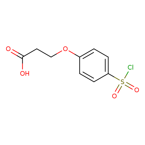 3-[4-(chlorosulfonyl)phenoxy]propanoic acid
