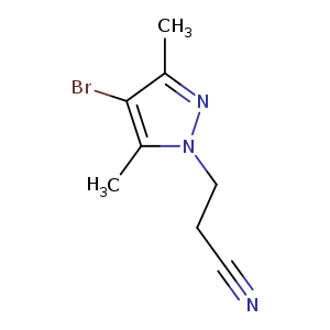 3-(4-Bromo-3,5-dimethyl-1h-pyrazol-1-yl)propanenitrile