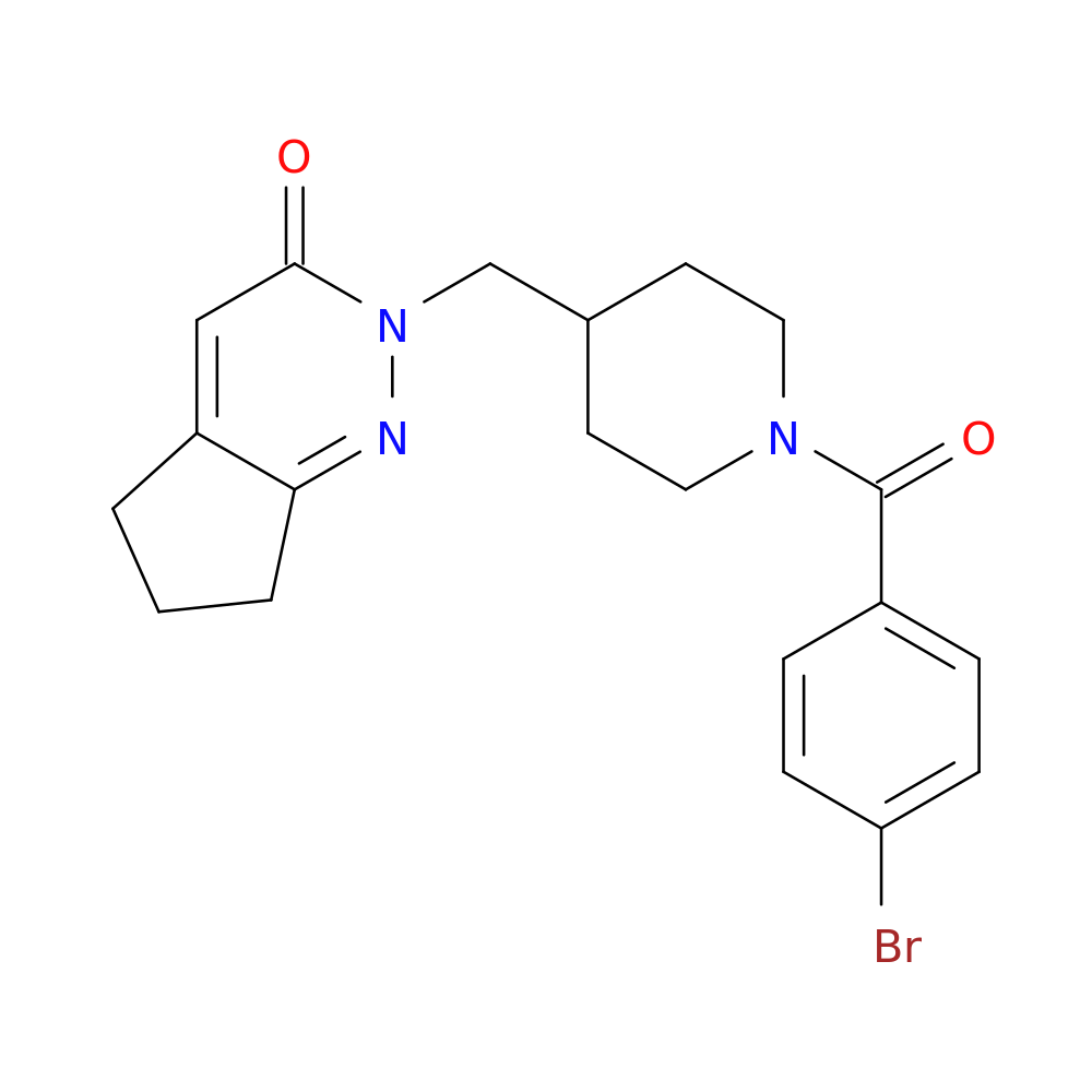 2-{[1-(4-bromobenzoyl)piperidin-4-yl]methyl}-2H,3H,5H,6H,7H-cyclopenta[c]pyridazin-3-one