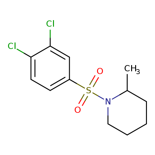 1-[(3,4-dichlorophenyl)sulfonyl]-2-methylpiperidine