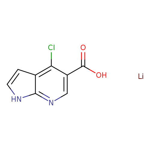 LITHIUM 4-CHLORO-1H-PYRROLO[2,3-B]PYRIDINE-5-CARBOXYLATE
