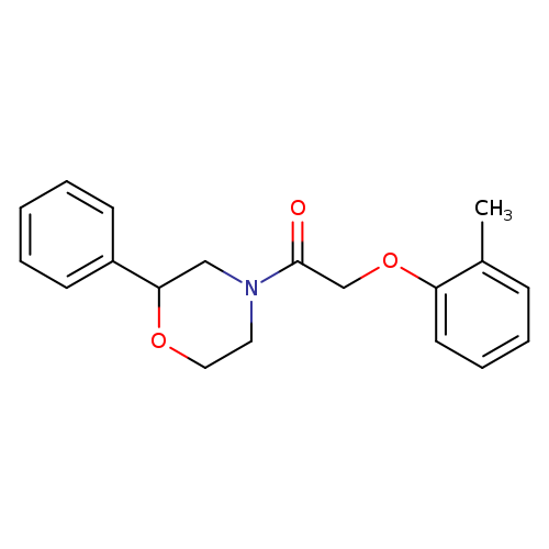 2-(2-methylphenoxy)-1-(2-phenylmorpholin-4-yl)ethan-1-one