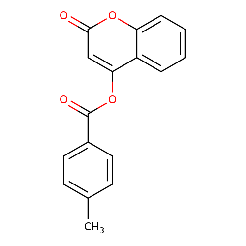 2-oxo-2H-chromen-4-yl 4-methylbenzoate