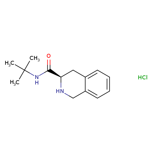 (3R)-N-tert-butyl-1,2,3,4-tetrahydroisoquinoline-3-carboxamide hydrochloride
