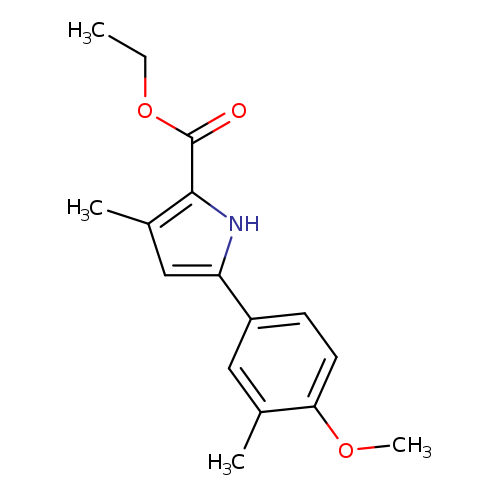 Ethyl 5-(4-methoxy-3-methylphenyl)-3-methyl-1H-pyrrole-2-carboxylate