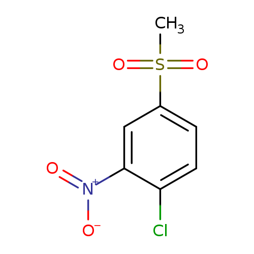 Benzene, 1-chloro-4-(methylsulfonyl)-2-nitro-