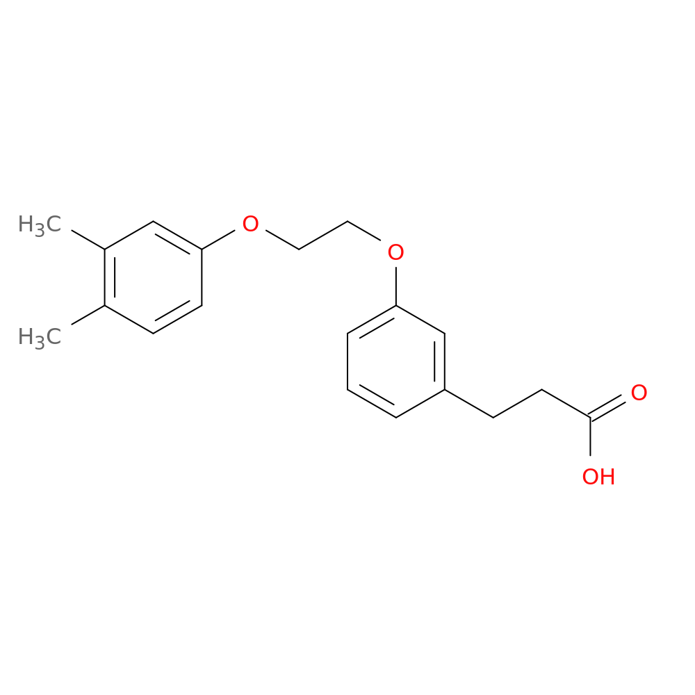 3-(3-(2-(3,4-Dimethylphenoxy)ethoxy)phenyl)propanoic acid