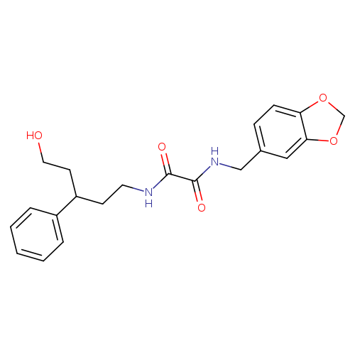 N-[(2H-1,3-benzodioxol-5-yl)methyl]-N'-(5-hydroxy-3-phenylpentyl)ethanediamide
