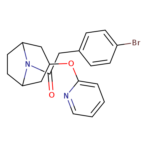 2-(4-bromophenyl)-1-[3-(pyridin-2-yloxy)-8-azabicyclo[3.2.1]octan-8-yl]ethan-1-one