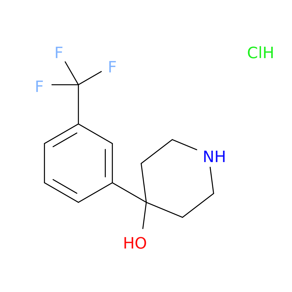 4-(3-(Trifluoromethyl)phenyl)piperidin-4-ol hydrochloride