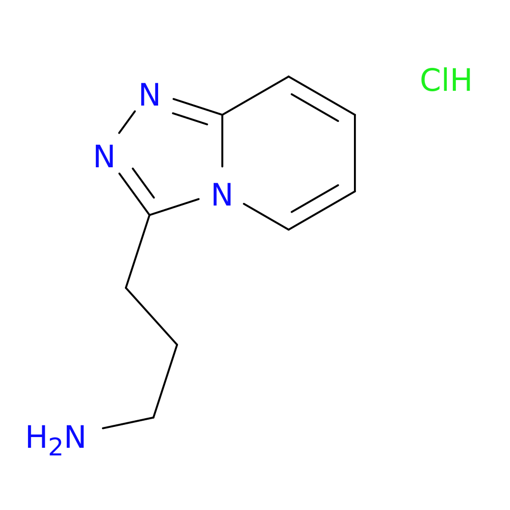 3-{[1,2,4]triazolo[4,3-a]pyridin-3-yl}propan-1-amine hydrochloride