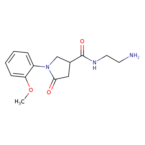 N-(2-aminoethyl)-1-(2-methoxyphenyl)-5-oxopyrrolidine-3-carboxamide