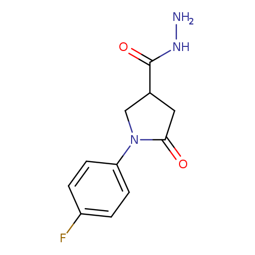 1-(4-Fluorophenyl)-5-oxopyrrolidine-3-carbohydrazide