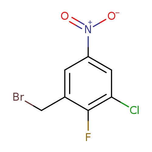 1-(bromomethyl)-3-chloro-2-fluoro-5-nitrobenzene