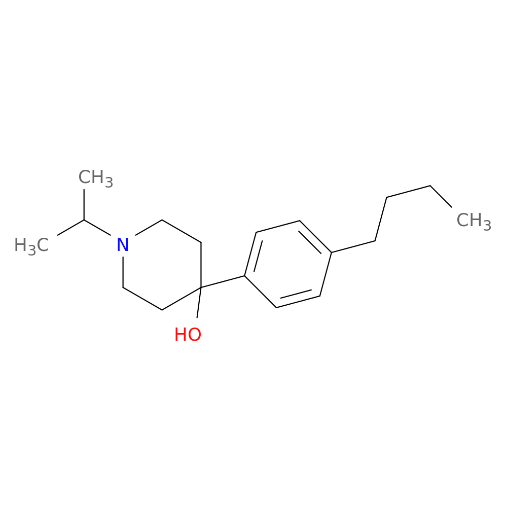 4-(4-n-Butylphenyl)-4-hydroxy-1-iso-propylpiperidine