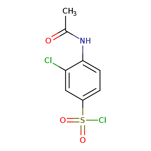 Benzenesulfonyl chloride, 4-(acetylamino)-3-chloro-