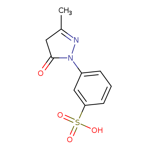 Benzenesulfonic acid, 3-(4,5-dihydro-3-methyl-5-oxo-1H-pyrazol-1-yl)-