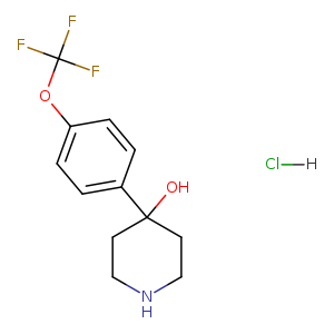 4-(4-(TRIFLUOROMETHOXY)PHENYL)PIPERIDIN-4-OL HYDROCHLORIDE