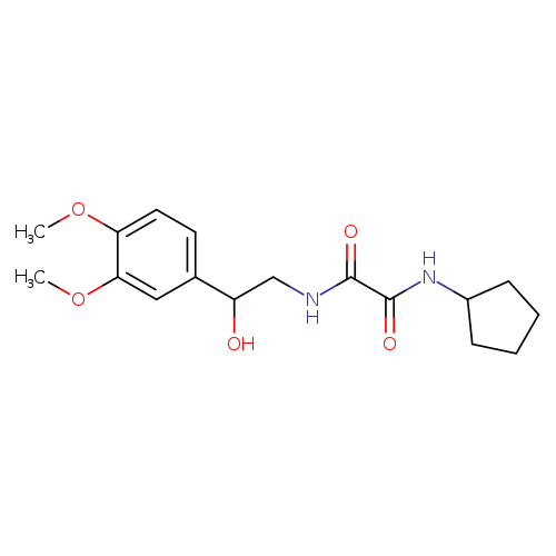 N-cyclopentyl-N'-[2-(3,4-dimethoxyphenyl)-2-hydroxyethyl]ethanediamide