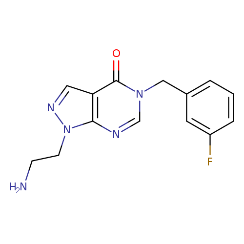1-(2-Aminoethyl)-5-(3-fluorobenzyl)-1,5-dihydro-4h-pyrazolo[3,4-d]pyrimidin-4-one