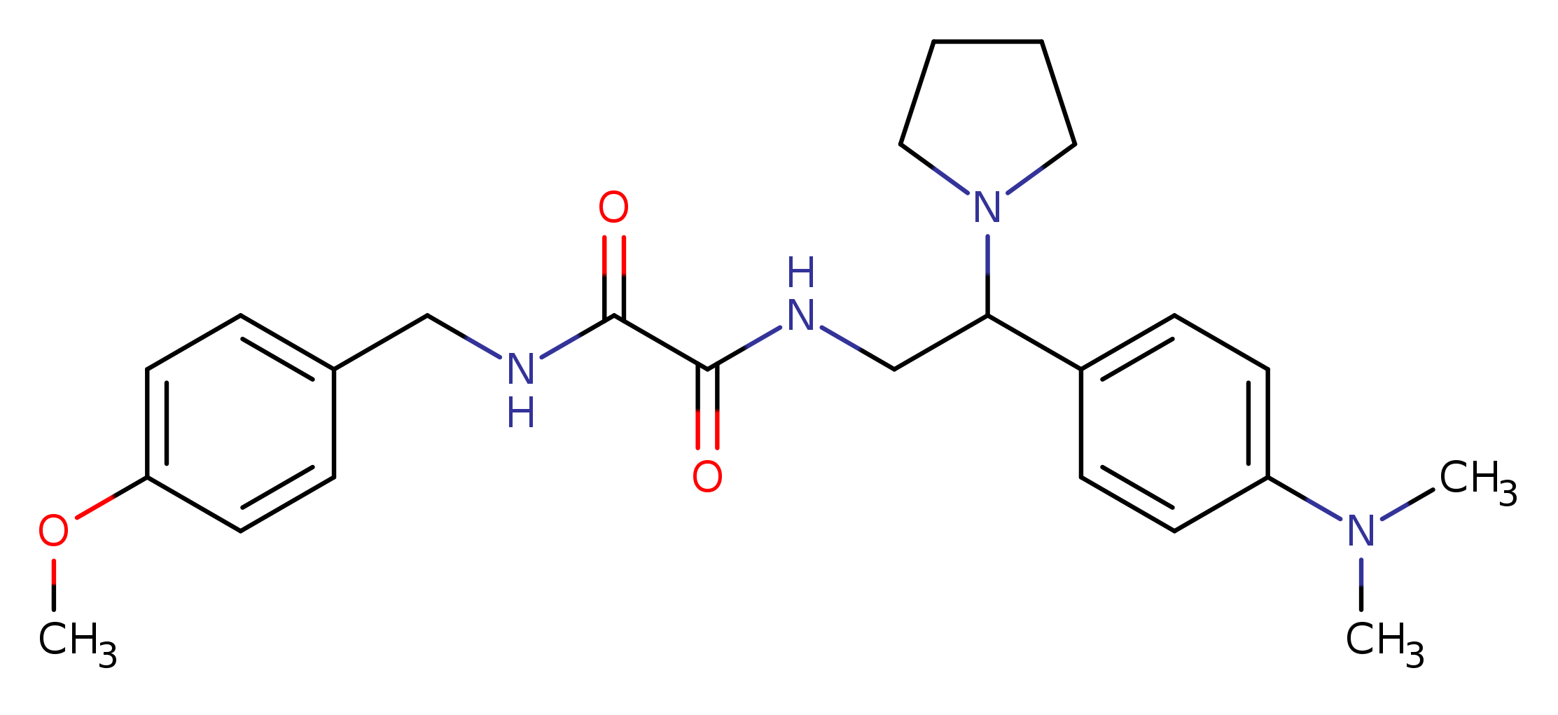 N-{2-[4-(dimethylamino)phenyl]-2-(pyrrolidin-1-yl)ethyl}-N'-[(4-methoxyphenyl)methyl]ethanediamide