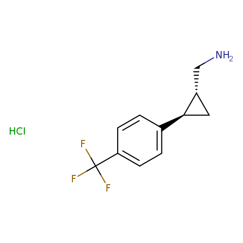 rac-[(1R,2R)-2-[4-(trifluoromethyl)phenyl]cyclopropyl]methanamine hydrochloride, trans