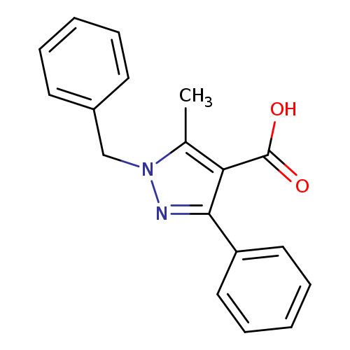 1-Benzyl-5-methyl-3-phenyl-1h-pyrazole-4-carboxylic acid