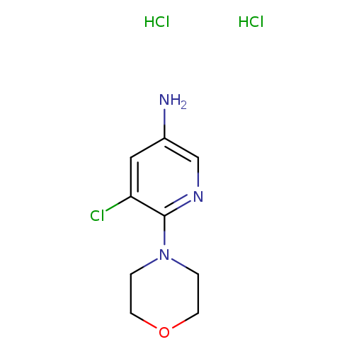 5-chloro-6-(morpholin-4-yl)pyridin-3-amine dihydrochloride
