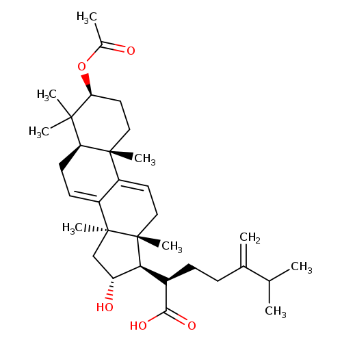 (3β,16α)-3-(Acetyloxy)-16-hydroxy-24-methylenelanosta-7,9(11)-dien-21-oic acid