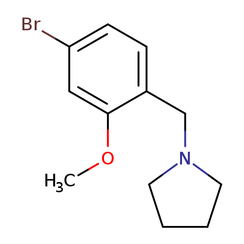 1-(4-Bromo-2-methoxy-benzyl)-pyrrolidine