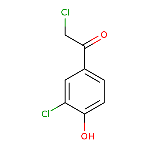 2-Chloro-1-(3-chloro-4-hydroxyphenyl)ethanone