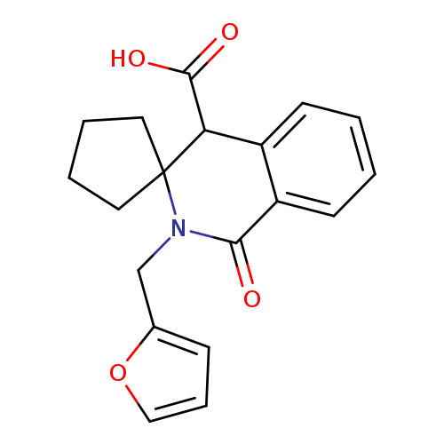 2'-(2-Furylmethyl)-1'-oxo-1',4'-dihydro-2'h-spiro[cyclopentane-1,3'-isoquinoline]-4'-carboxylic acid