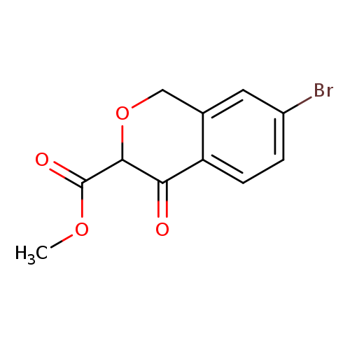methyl7-bromo-4-oxo-3,4-dihydro-1H-2-benzopyran-3-carboxylate