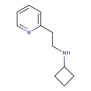 N-[2-(pyridin-2-yl)ethyl]cyclobutanamine
